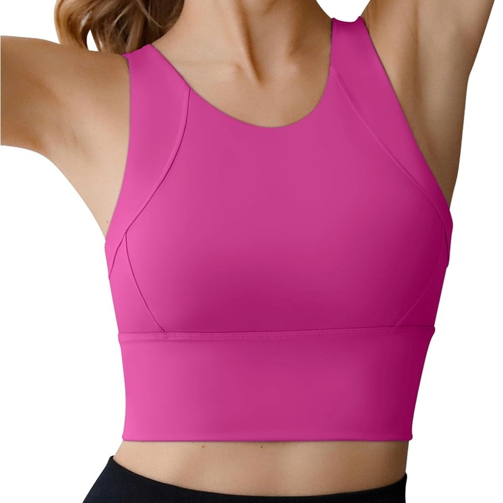 High Neck Crop Top Sports Bra NWOT
